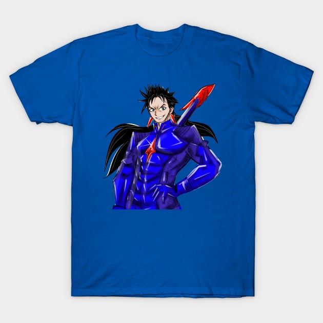 Lancer from fate stay night T-Shirt by jorge_lebeau